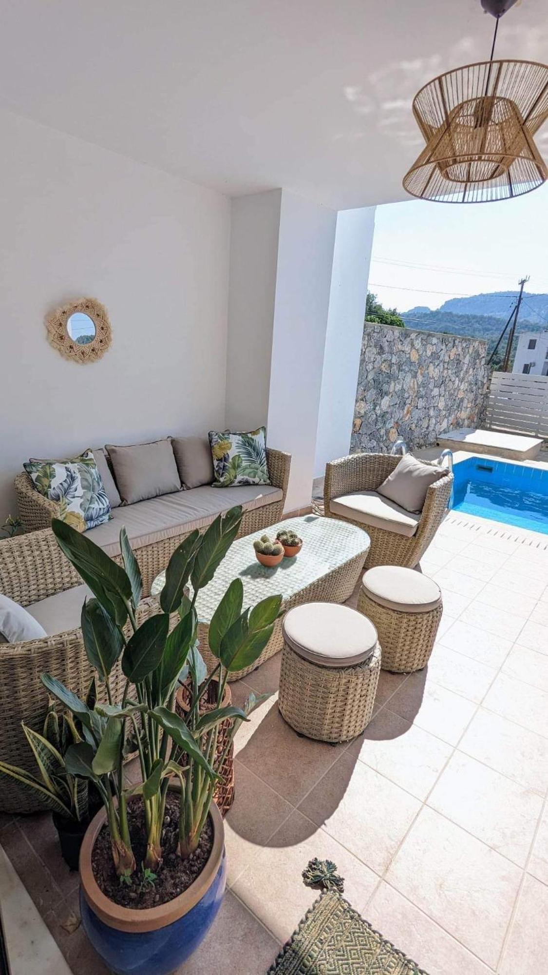 Casa Christiana, Lardos Villa Buitenkant foto